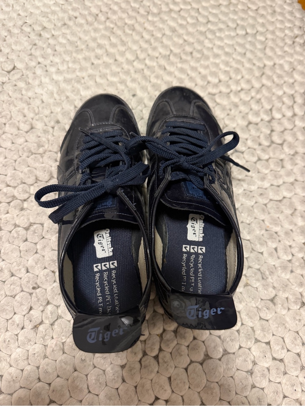 Onitsuka Tiger by Asics Mexico 66 Glossy Black Sneakers - Picture 3 of 4